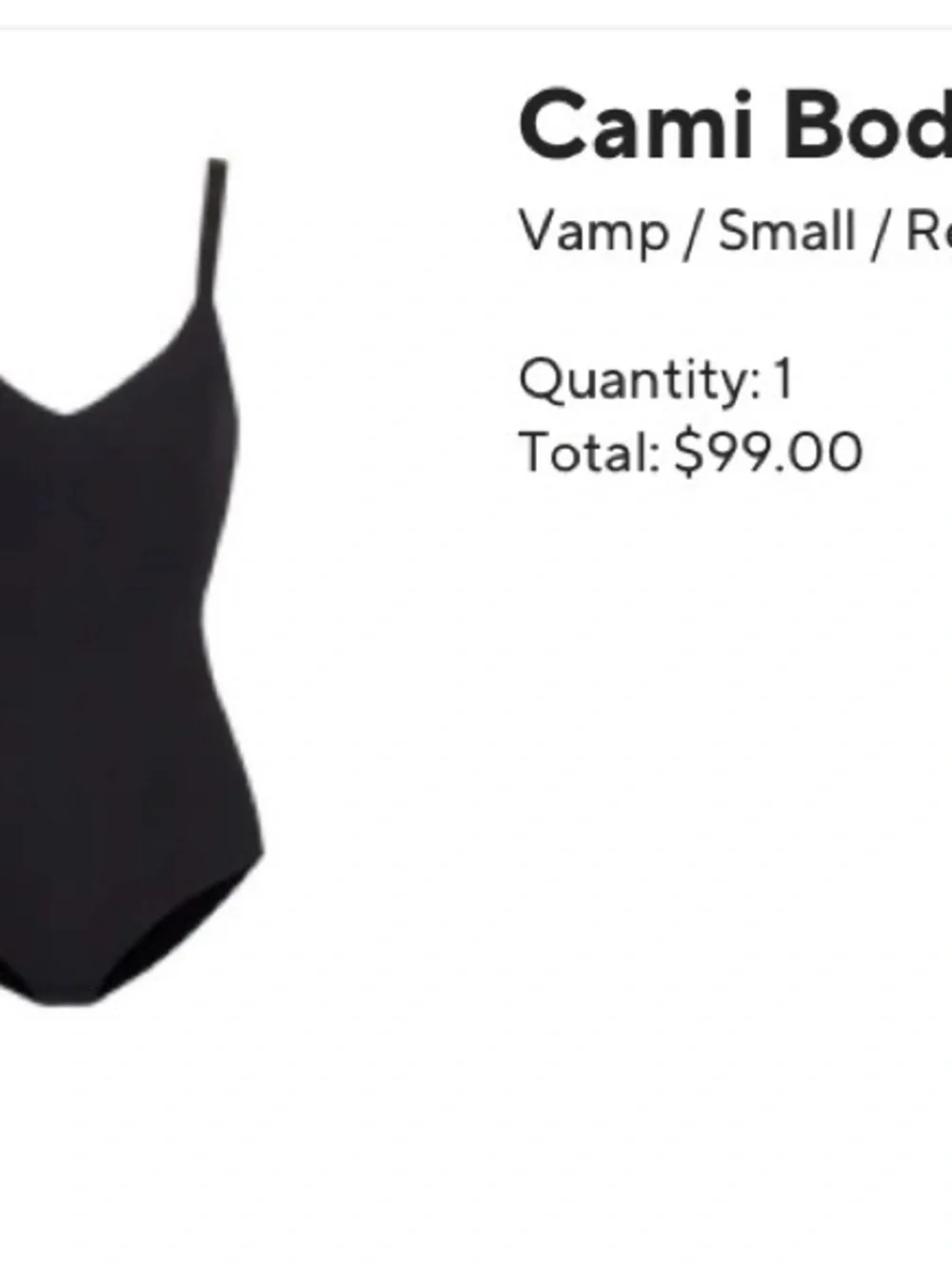 Honeylove Liftwear Cami Bodysuit Small - Picture 4 of 4